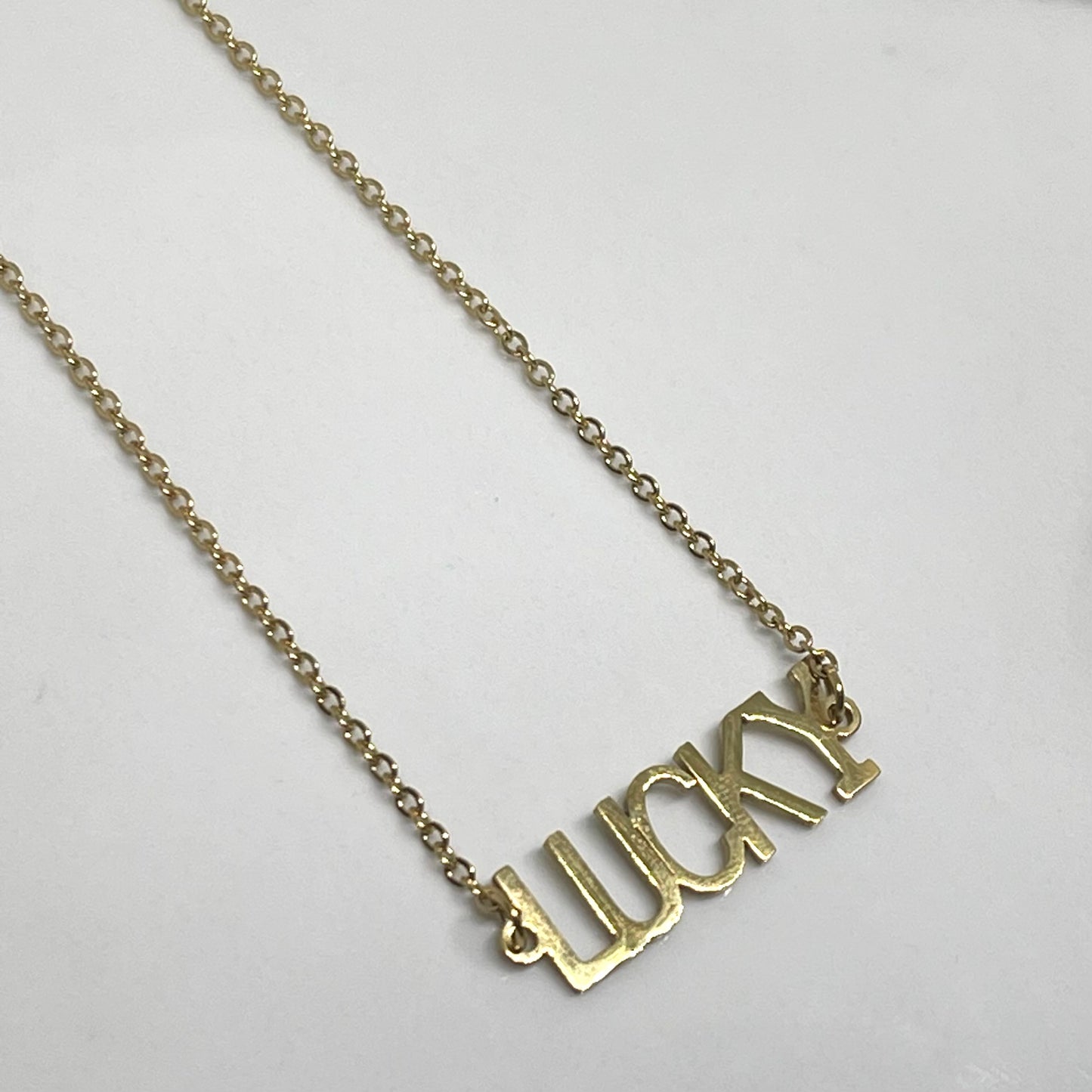Lucky Gold Charm Necklace