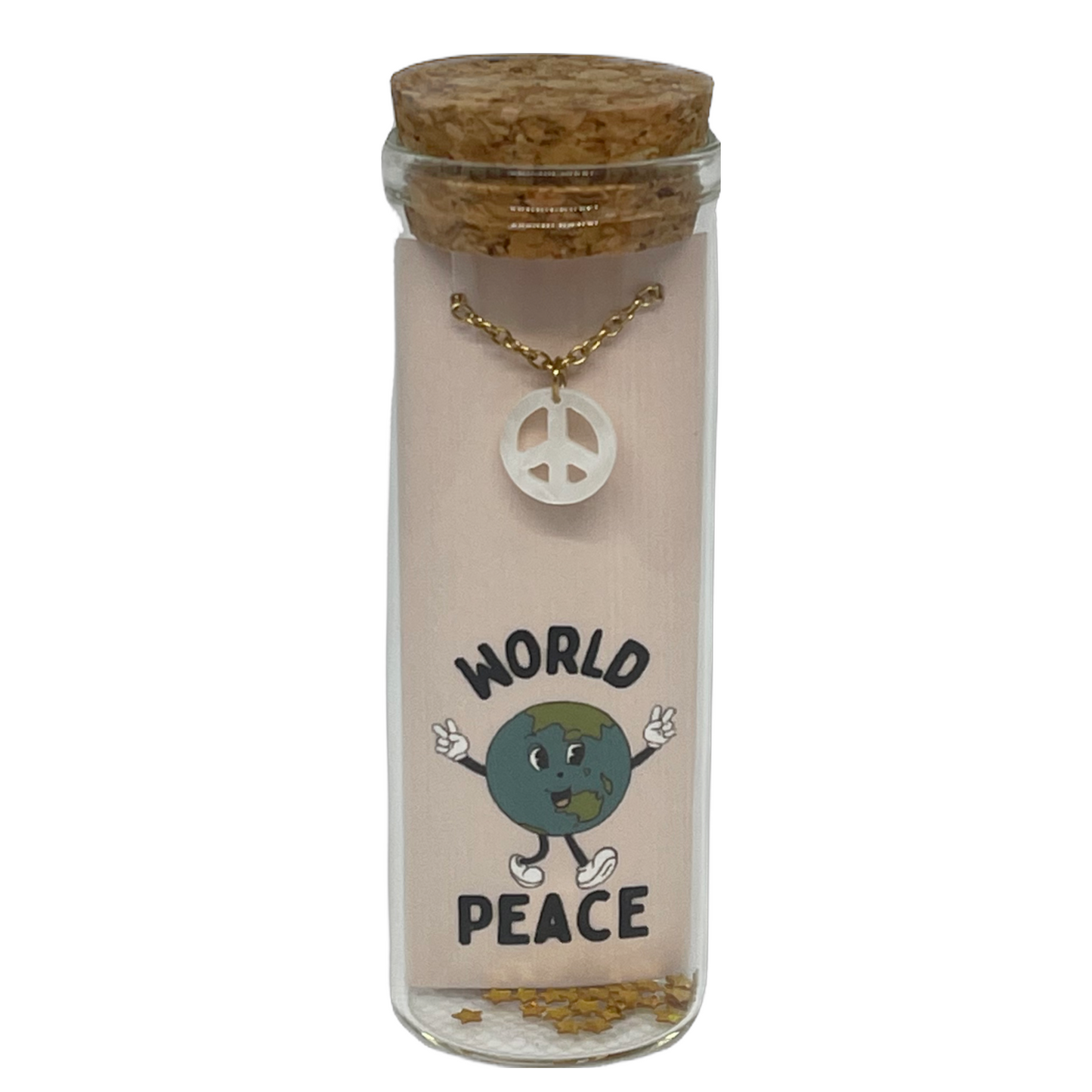 World Peace | Shell Peace Sign Necklace
