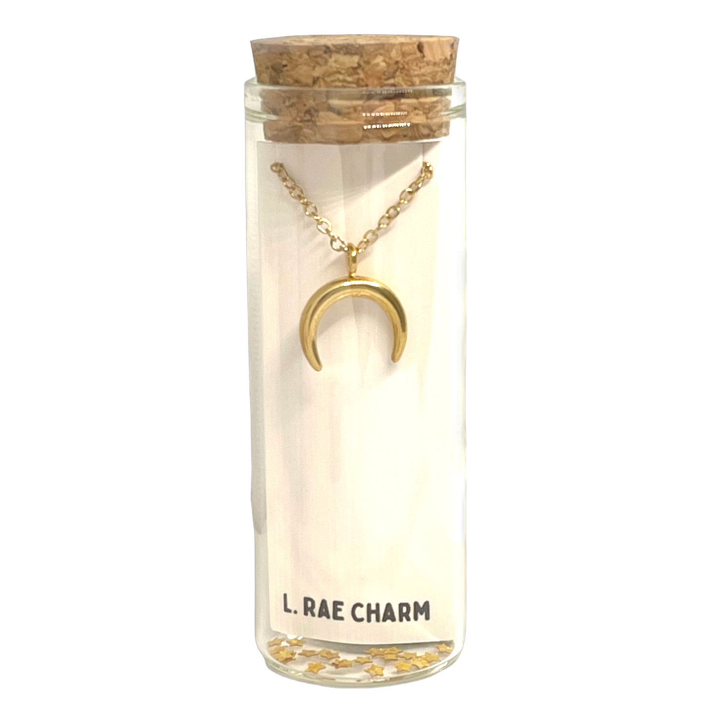Half Moon Arc Charm Necklace